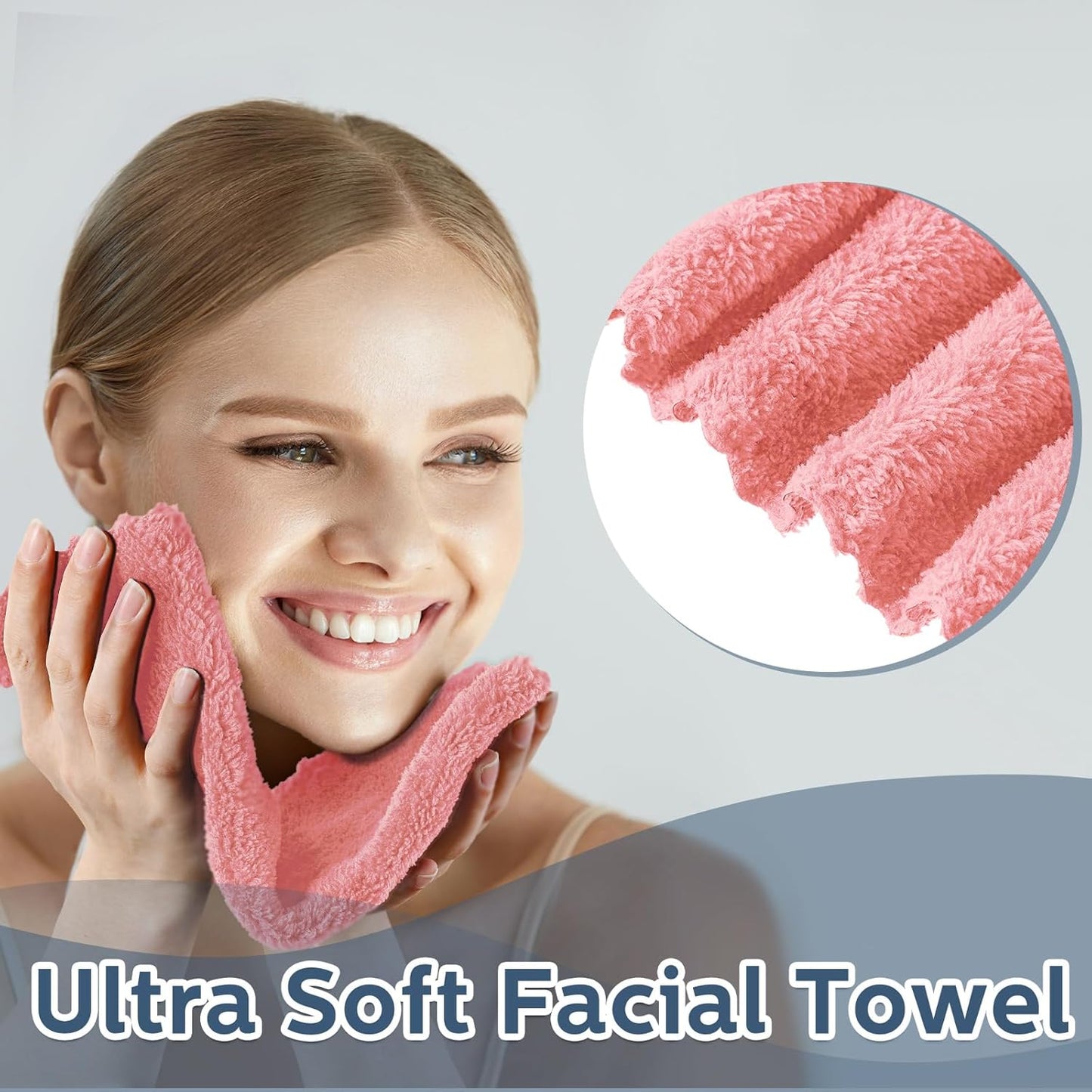 Ultra Soft Microfiber Washcloths - 100 Pack Quick Dry & Absorbent 12x12 Inch Face Towels for Sensitive Skin | Reusable Spa Cloths (Multicolor)