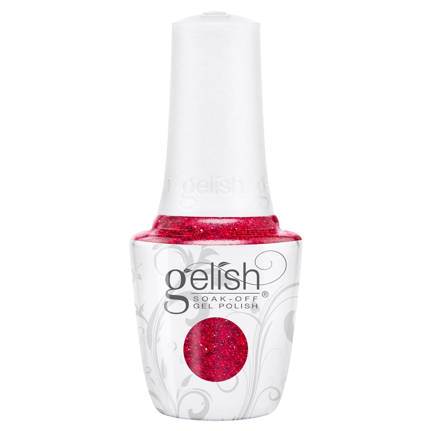 Gelish Holiday Winter Floral Wonderland Collection - TPO-Free Long-Lasting Soak Off Gel Nail Polish, Vibrant Color, Professional Quality, High Shine, Chip-Resistant Formula (Poinsettia Stardust)