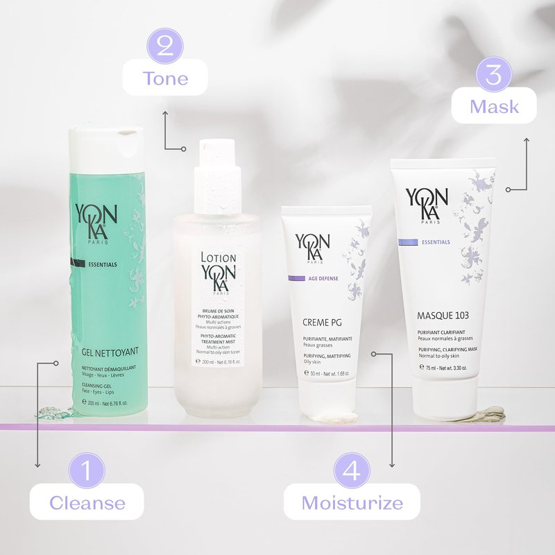 Yon-Ka Masque 103 | Clay Face Mask | Clarify Skin and Tighten Pores with Botanical Extracts and Triple Clay Blend | Oily and Acne Prone Skin | Paraben-Free | 3.30 oz