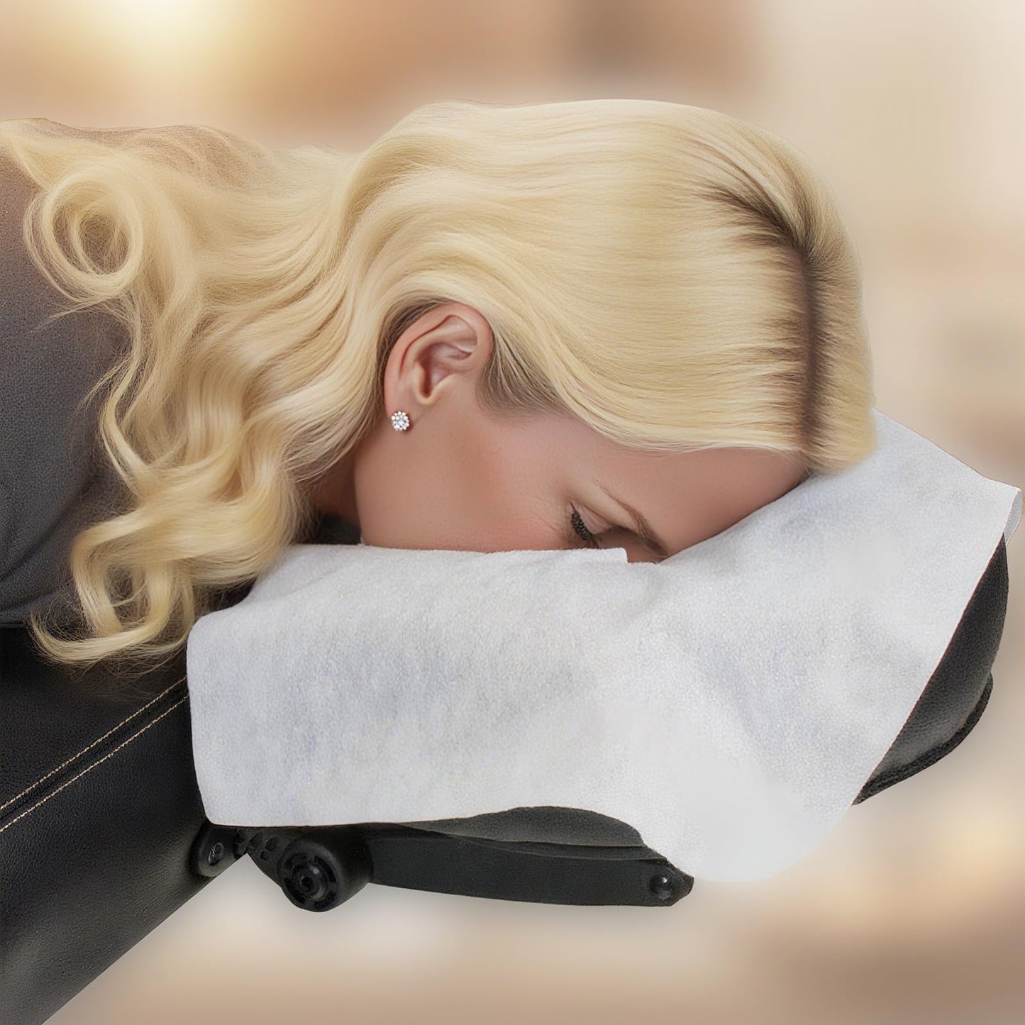 500 Piece Disposable Face Cradle Covers Luxurious Ultra Soft face cradle covers for massage table - Massage Tables & Massage Chairs