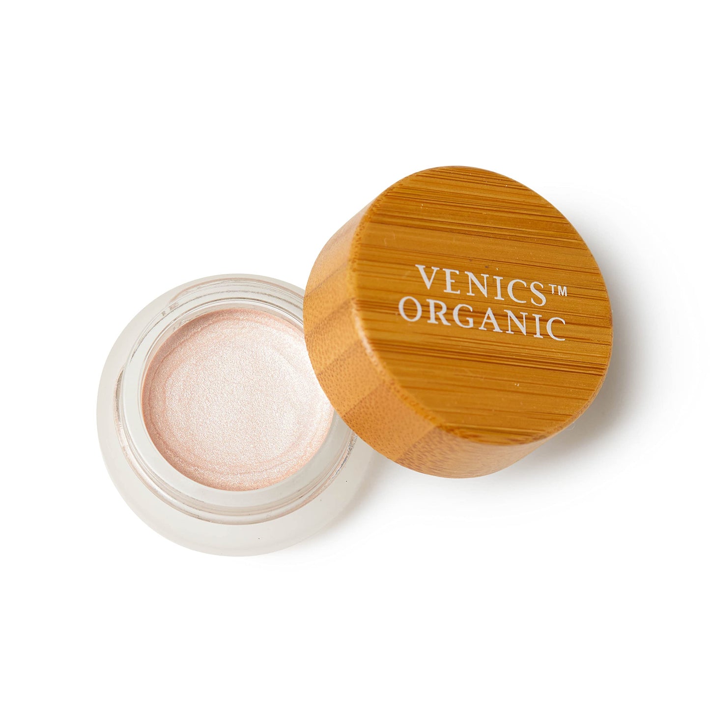 VENICS ORGANIC Diamond Glow Melted Organic Highlighter | 100% Natural, Vegan and Cruelty-Free | First Christmas (Sparkling rose gold)