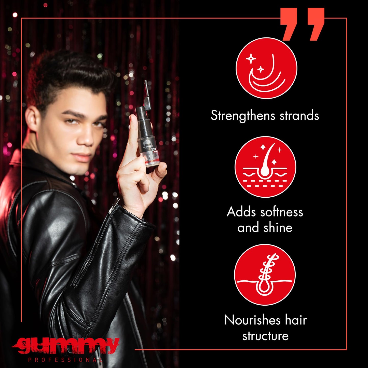 Gummy Professional Magic Styling Powder with Creatine – Texture Powder for Instant Volume – Matte Finish Texturizing Styling Dust – Root Lifting and Thickening Hair Volumizer for Men and Women – 4 g