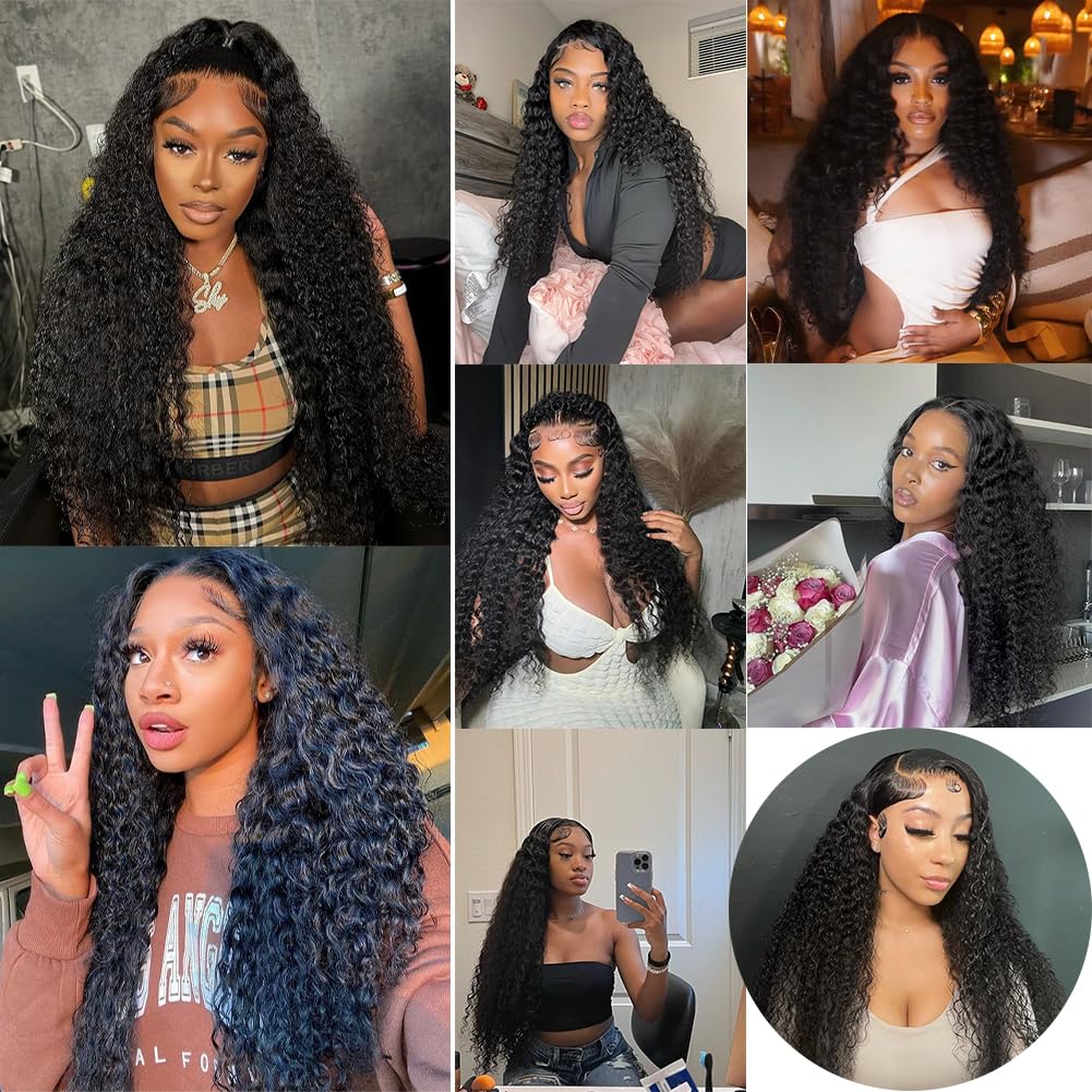 Deep Wave Bundles - 100% Unprocessed Brazilian Virgin Human Hair | 20” Double Weft for Natural Black Women