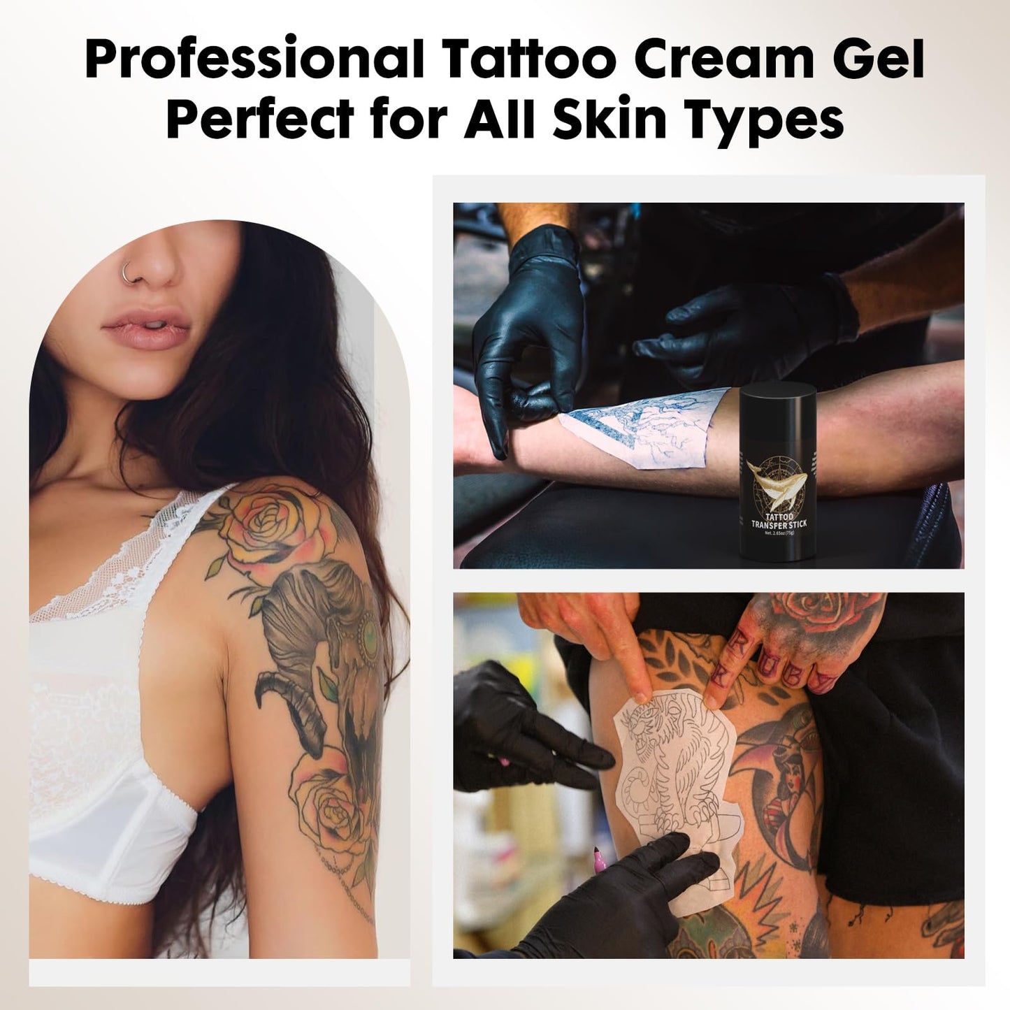 Tattoo Transfer Stick, Stencil Gel Cream for Tattooing, Tattoo Stuff for Tattoo Artists