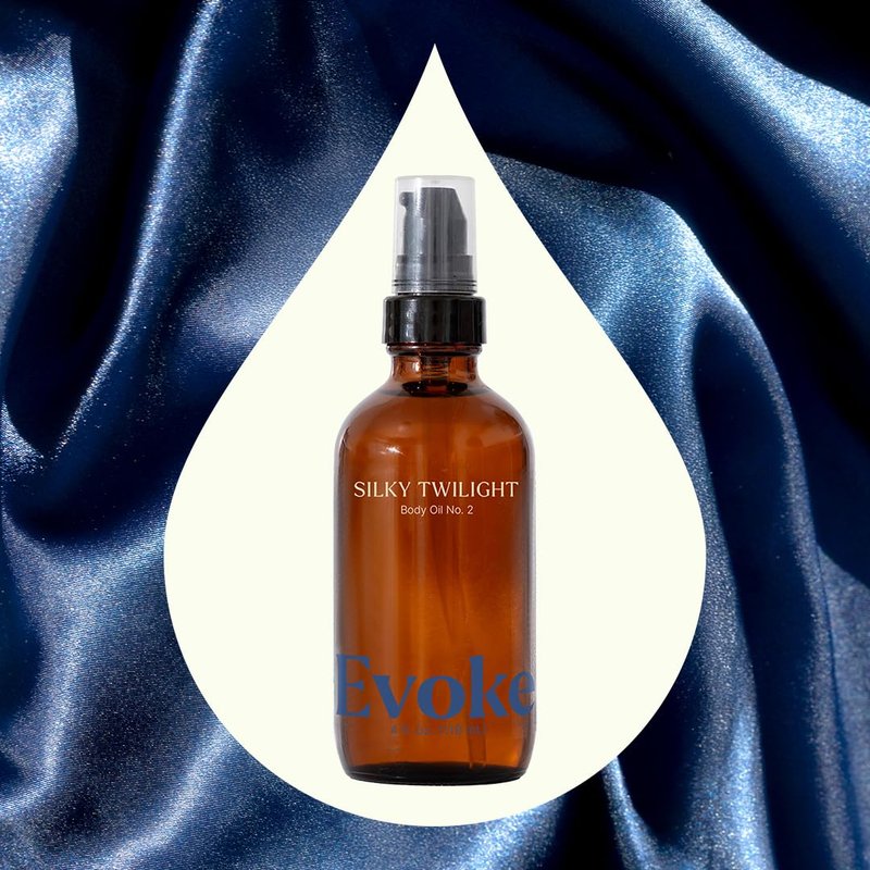 Plant Therapy Evoke Silky Twilight Body Oil 4 oz Refined Natural Scent with Warm, Powdery Undertones, Enhances Skin’s Glow & Elasticity with Squalane, Argan, and Vitamin E