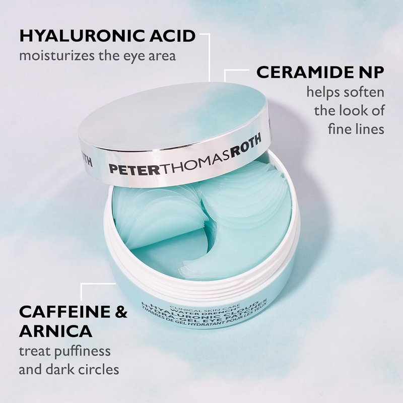 Peter Thomas Roth | Water Drench® Face & Eye Skincare Set - Hyaluronic Acid Moisturizer & Eye Masks, Full Size