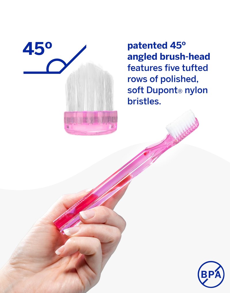 Supersmile New Generation 45° Patented Toothbrush, Green, 2 Count