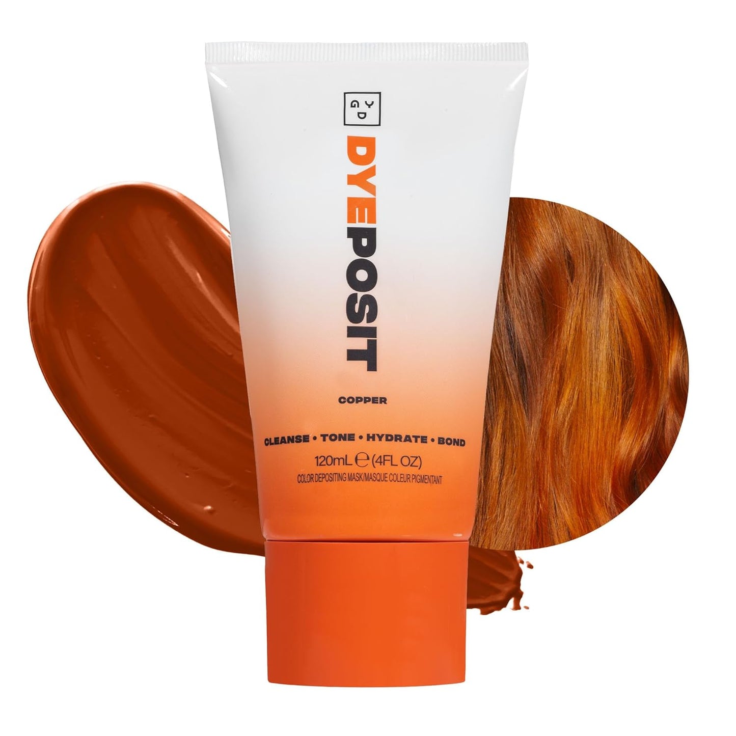 Good Dye Young Color Depositing Mask - Vegan Toning Treatment for Color-Treated Hair | Copper, 4 fl oz