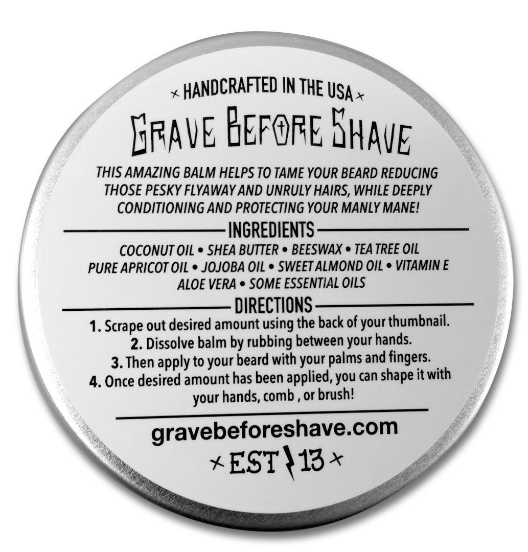 Grave Before Shave™ Bay Rum Beard Balm (4 oz)