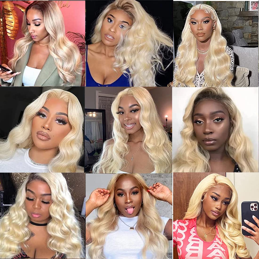 KAFEIER 613 Blonde 5x5 Hd Lace Closure Brazilian Virgin Human Hair Body Wave Invisible Transparent Lace Pre plucked with baby hair Natural Hairline Free part 150 density 14 Inch