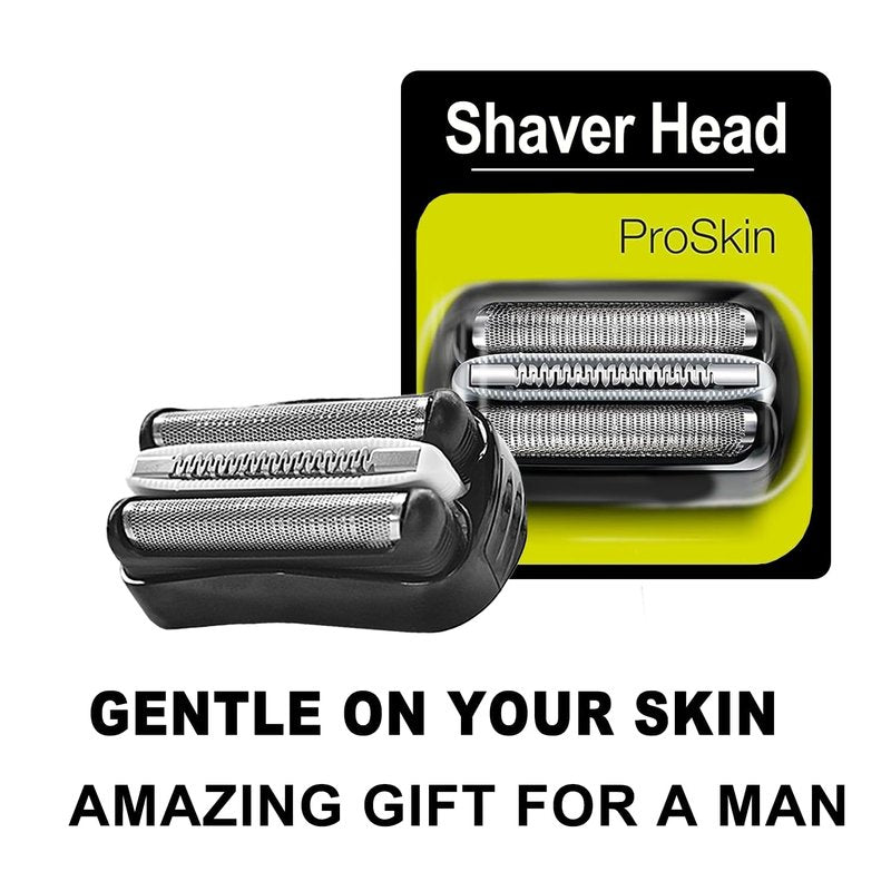 Electric Shaver Replacement Head for Braun Series 3 | Compatible with S3 3040s, 3080s, 370cc, 3070cc & More