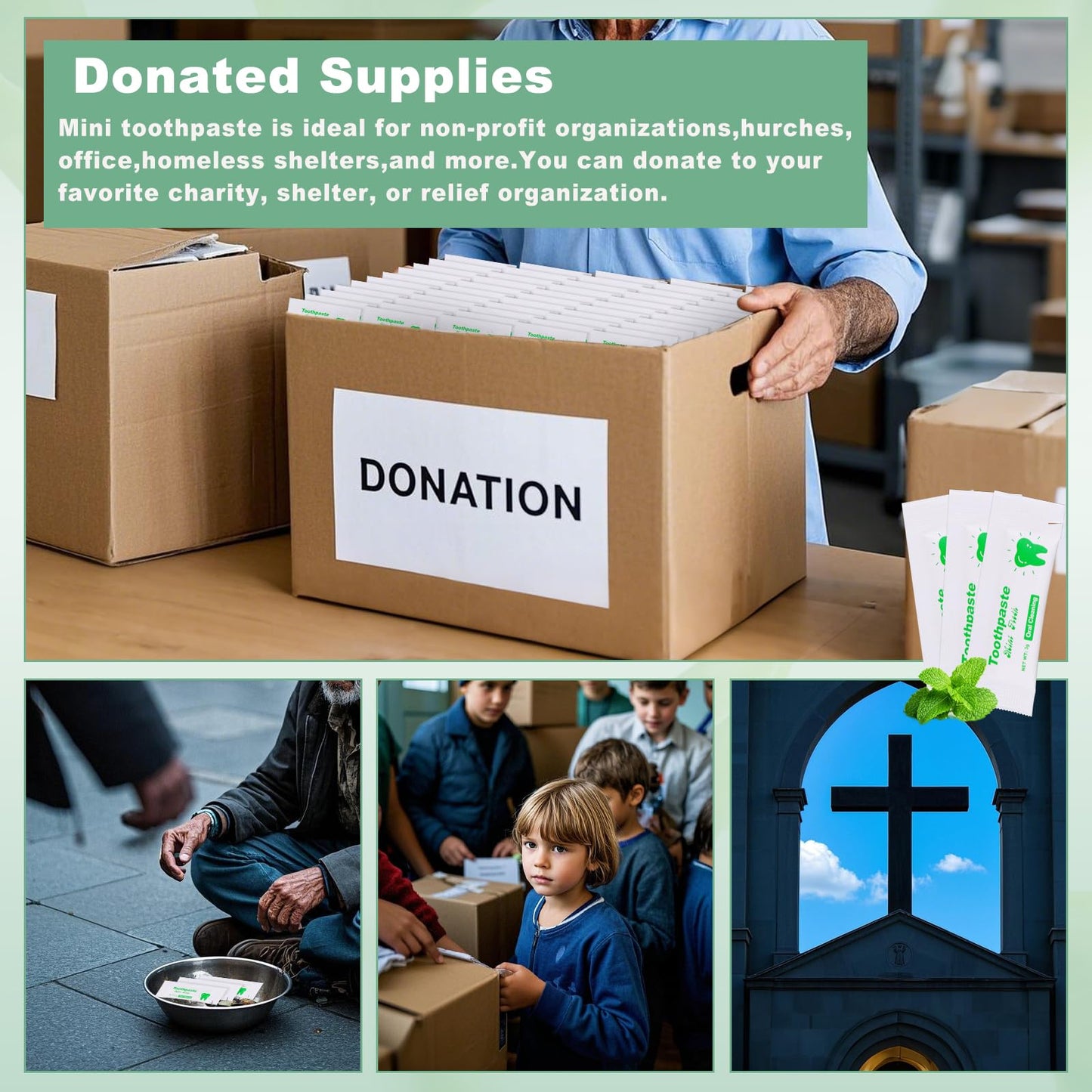HAIFOTRVA Too Small Bulk Travel Size Toothpaste Pack of 200,0.105 oz Extra Small Toothpaste Travel Size Bulk Mint Mini Disposable Toothpaste for Hotel,Guests,Homeless,Charity(Only Good for Single Use)