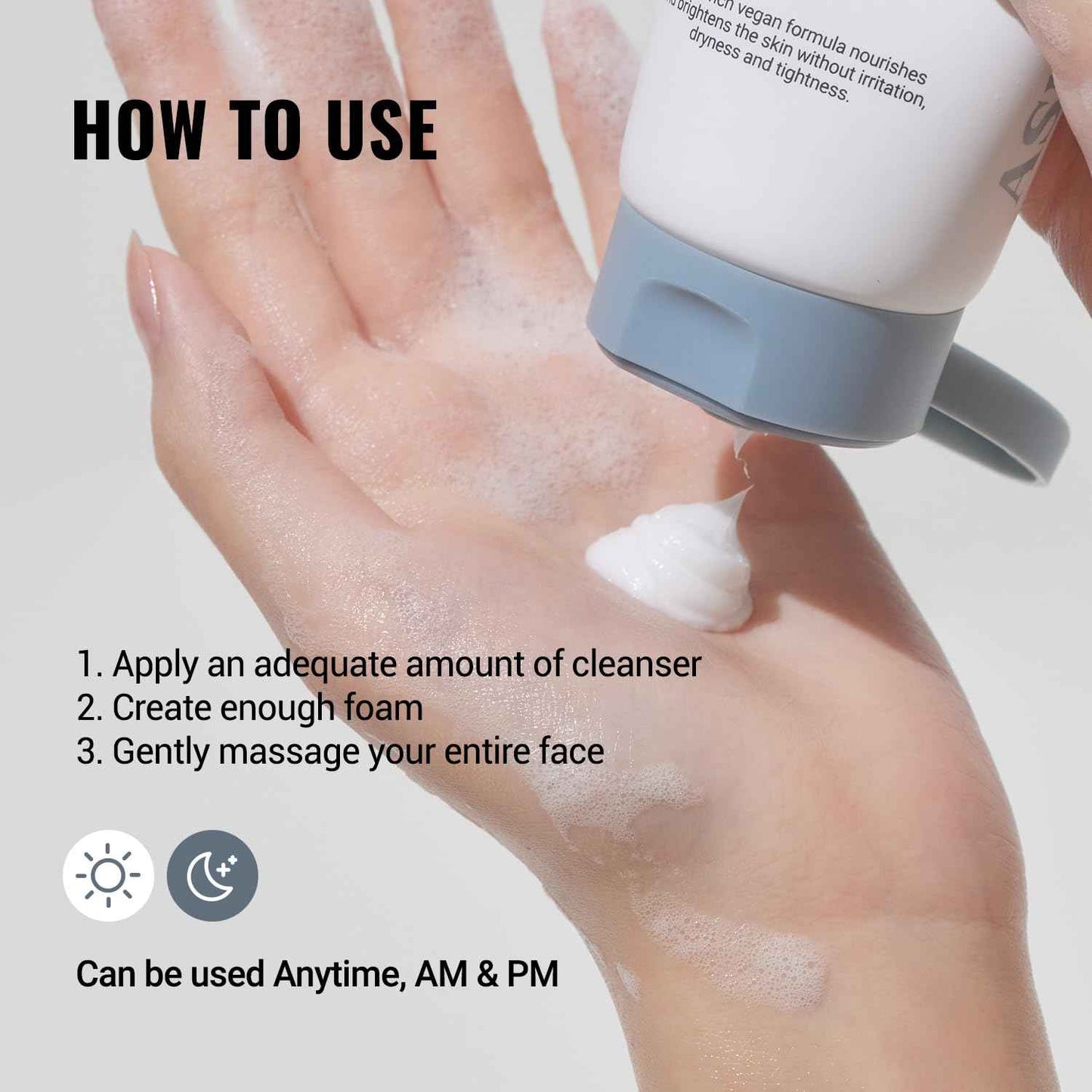 ASNO Multi Vitamin Gentle Purifying Cleanser 150ml – Low pH Vegan Face Wash for Sensitive Skin, Hydrating Deep Cleanse with Fine Bubble, Lemon + Niacinamide + Centella Asiatica, Korean Skincare