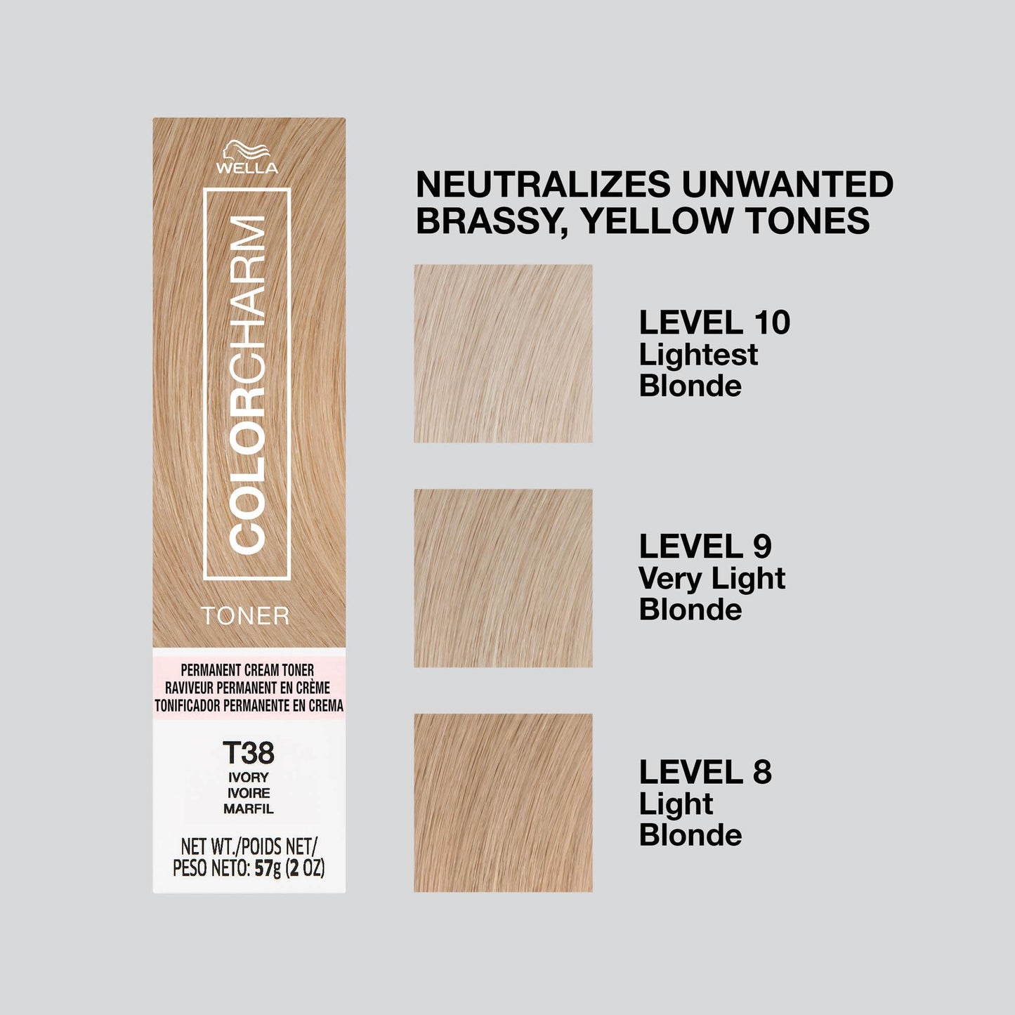 COLORCHARM Permanent Crème Hair Toner | Free of Animal-Derived Ingredients