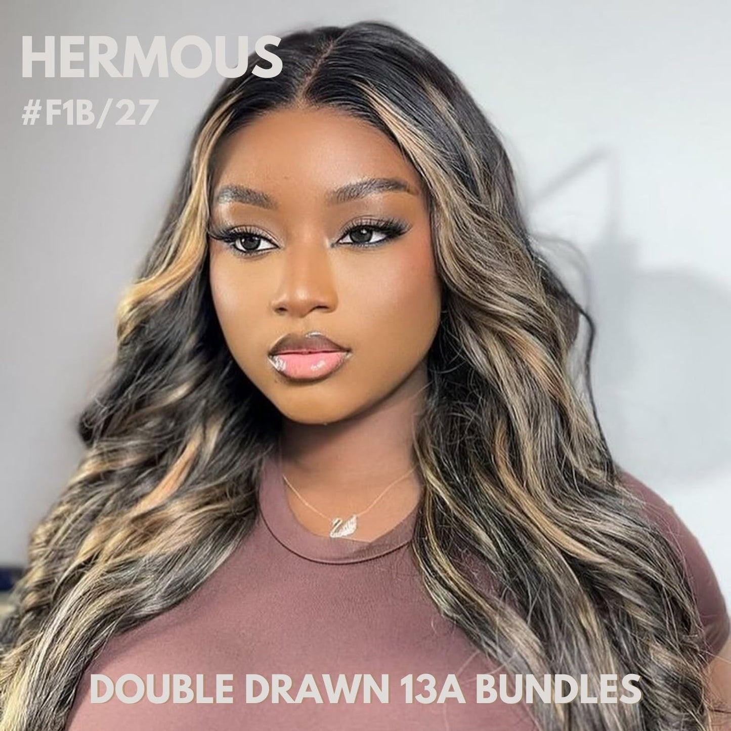 HERMOUS 13A Double Drawn Reddish Brown Bundles Straight Human Hair, 100% Real Raw Human Hair Full and Thick #33B Copper Red Auburn Brown Colored Single Bundles for Quick Weave Sew In 10 Inch