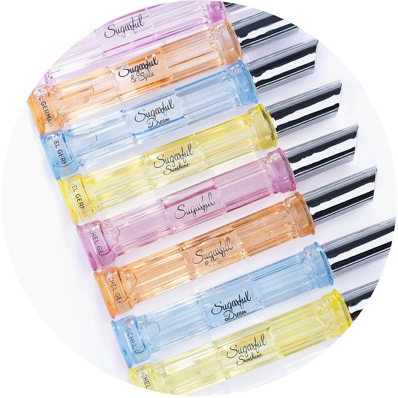 Michel Germain Sugarful Dream Eau de Parfum Rollerball Travel Fragrance, Top Notes of Blueberry, Strawberry, Pink Grapefruit, Gift for Her, 0.27 Fl Oz