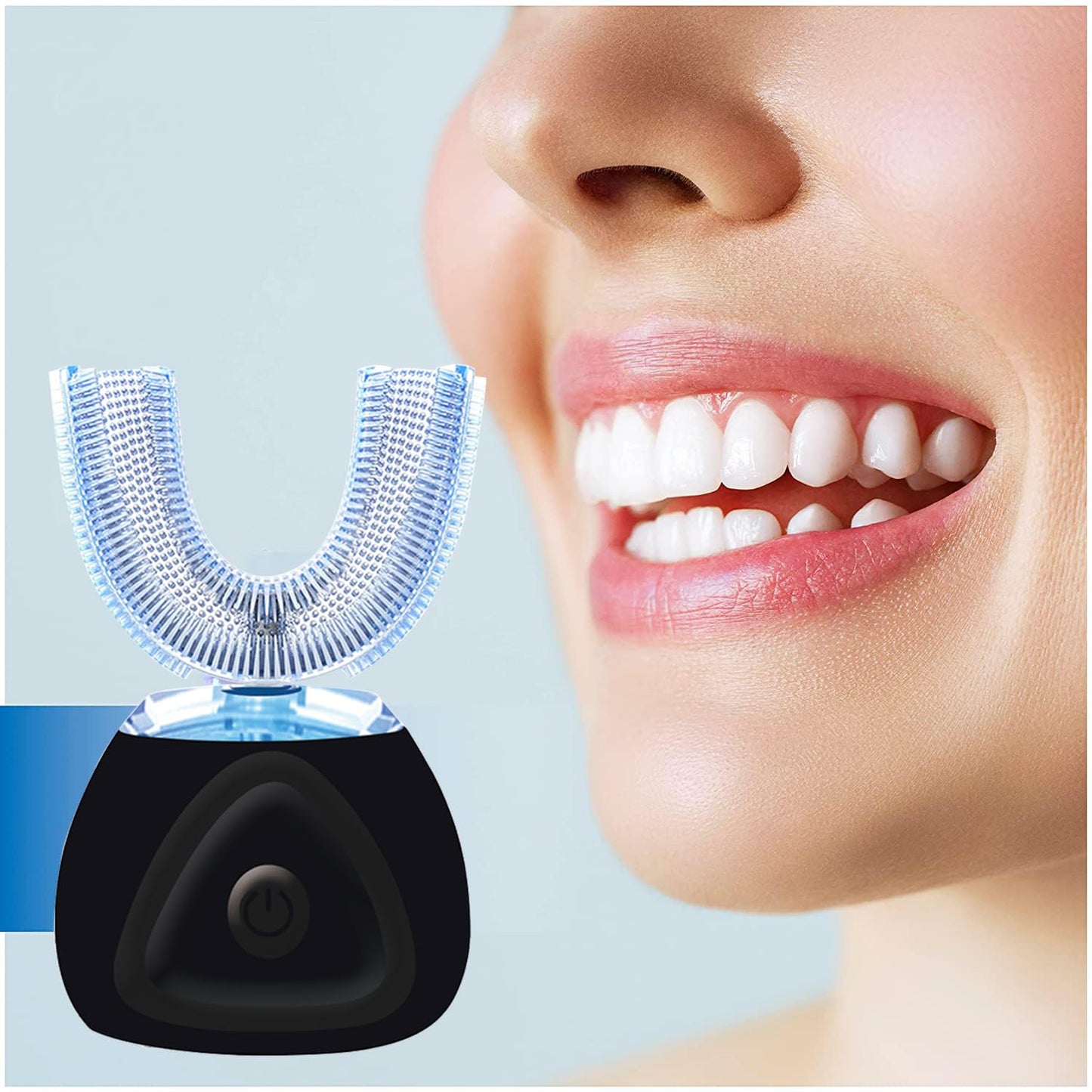 FULYA Auto Toothbrush with Teeth Whitening Mousse, Automatic Tooth Brush for Adult, 360° Ultrasonic Toothbrushes Waterproof, Rechargeable Electric Tooth whitening Brush