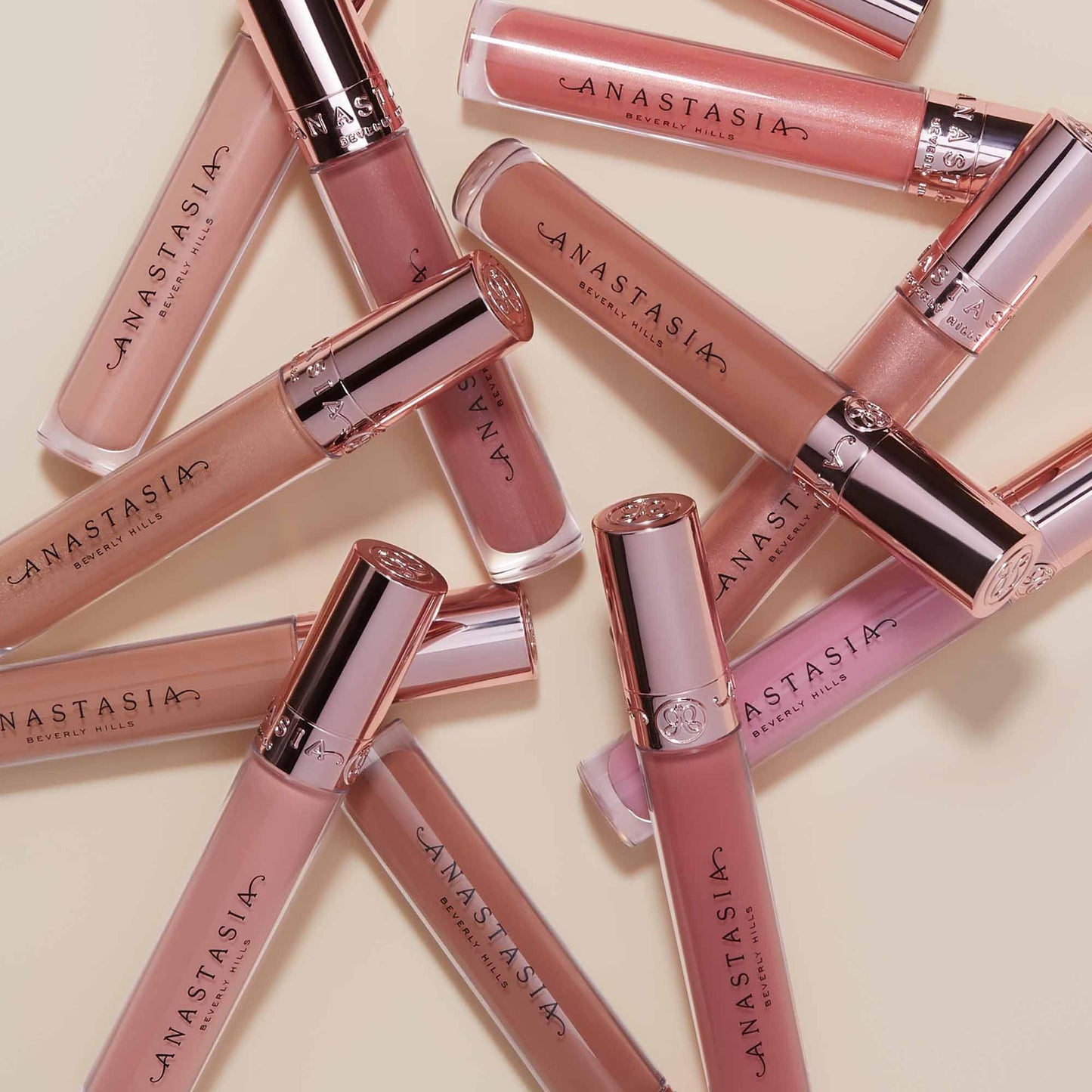 Anastasia Beverly Hills Lip Gloss - High-Shine Non-Sticky Lip Gloss for Fuller-Looking Lips with Smooth Comfortable Wear and Luminous Color Finish - Butterscotch