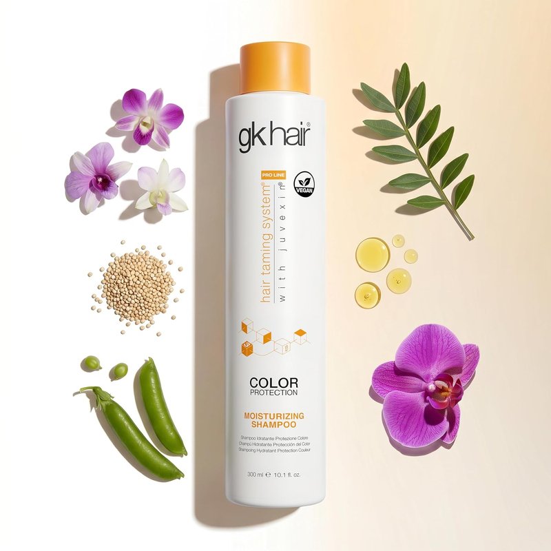 GK HAIR Moisturizing Shampoo for Color Treated Hair - Sulfate & Paraben Free Keratin Formula | 10.1 Fl Oz