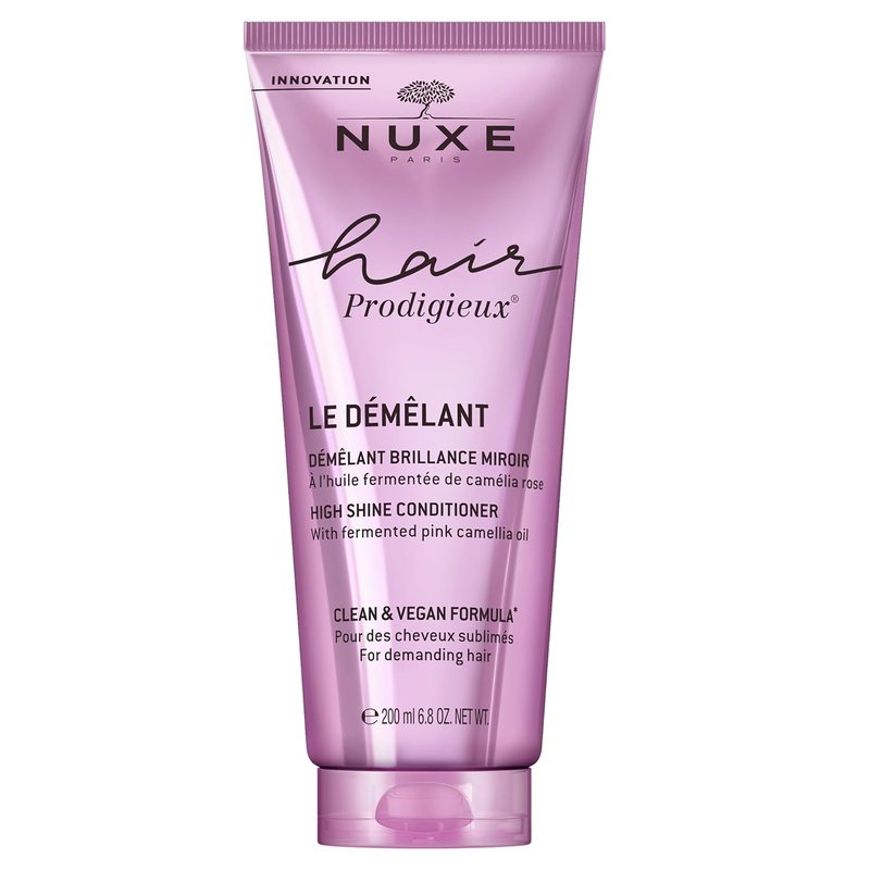 Nuxe High Shine Conditioner - Nourishing Detangler for Soft, Shiny Hair | Silicone-Free, 6.8 Fl Oz