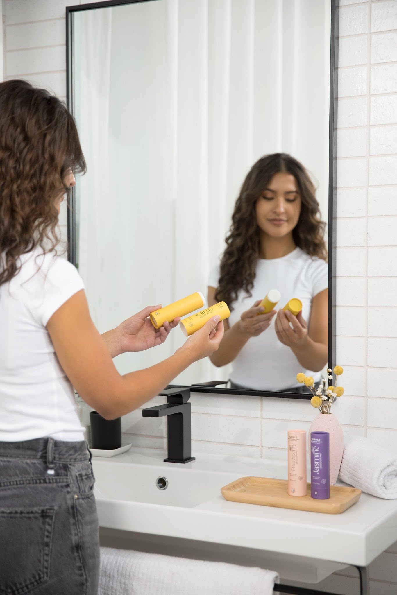 100% Certified Plastic-Free Deodorant, Aluminum-Free & Paraben-Free Formula for All-Day Freshness with Natural Ingredients (Jasmine, Peach-Berry, Citrus) ((Jasmine, Peach-Berry, Citrus))