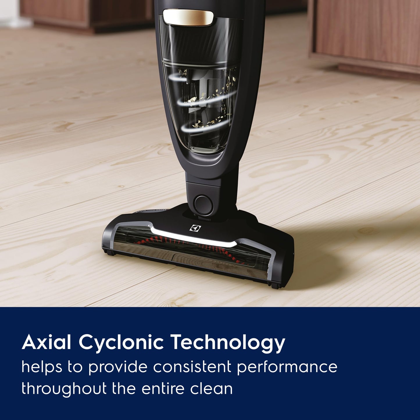 Electrolux WellQ7 Cordless 2-in-1 Vacuum with High Suction Power and 5-Step Filtration System, 50-Minute Run Time, 2 Power Modes, Granite Gray