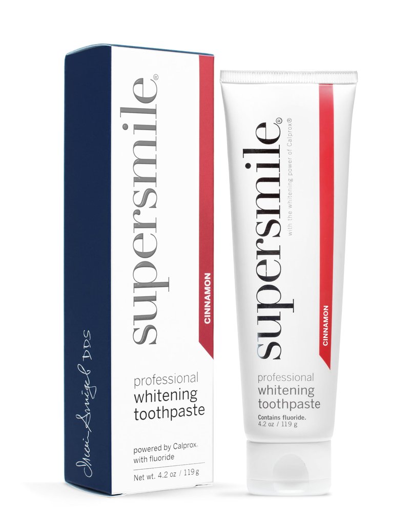 Supersmile Whitening Toothpaste with Fluoride - Clinically Proven to Whiten Teeth Up to 6 Shades, Strengthen Enamel - No Sensitivity, Icy Mint, 4.2 oz