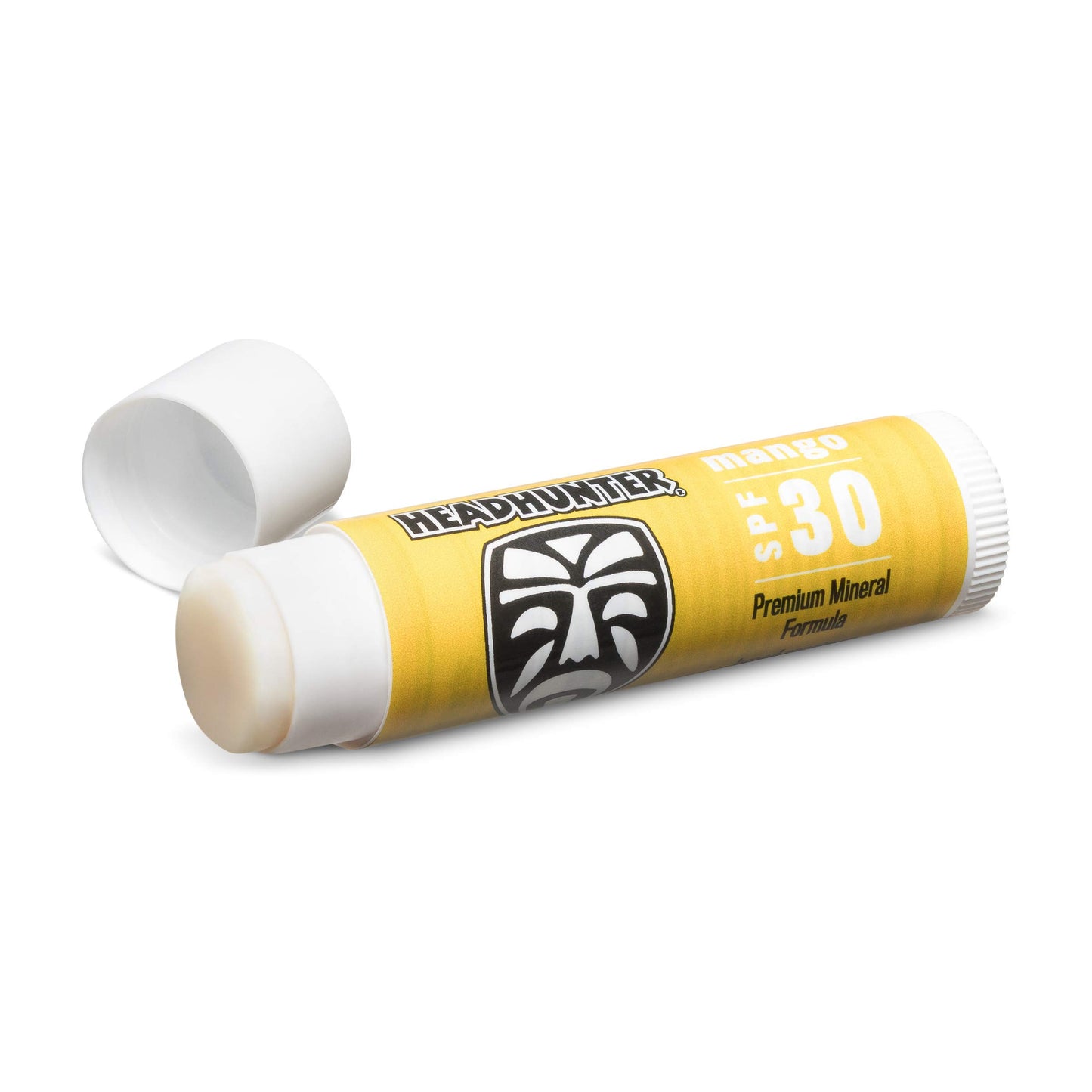 Headhunter Mango Sport Chapstick Sunscreen SPF 30, Natural Mineral Lip Balm For Sun Protection, Waterproof Lip Sunscreen For Ultra Sport Protection and Solar Defense, Reef Safe Sunblock Chap Stick (12 Pack)