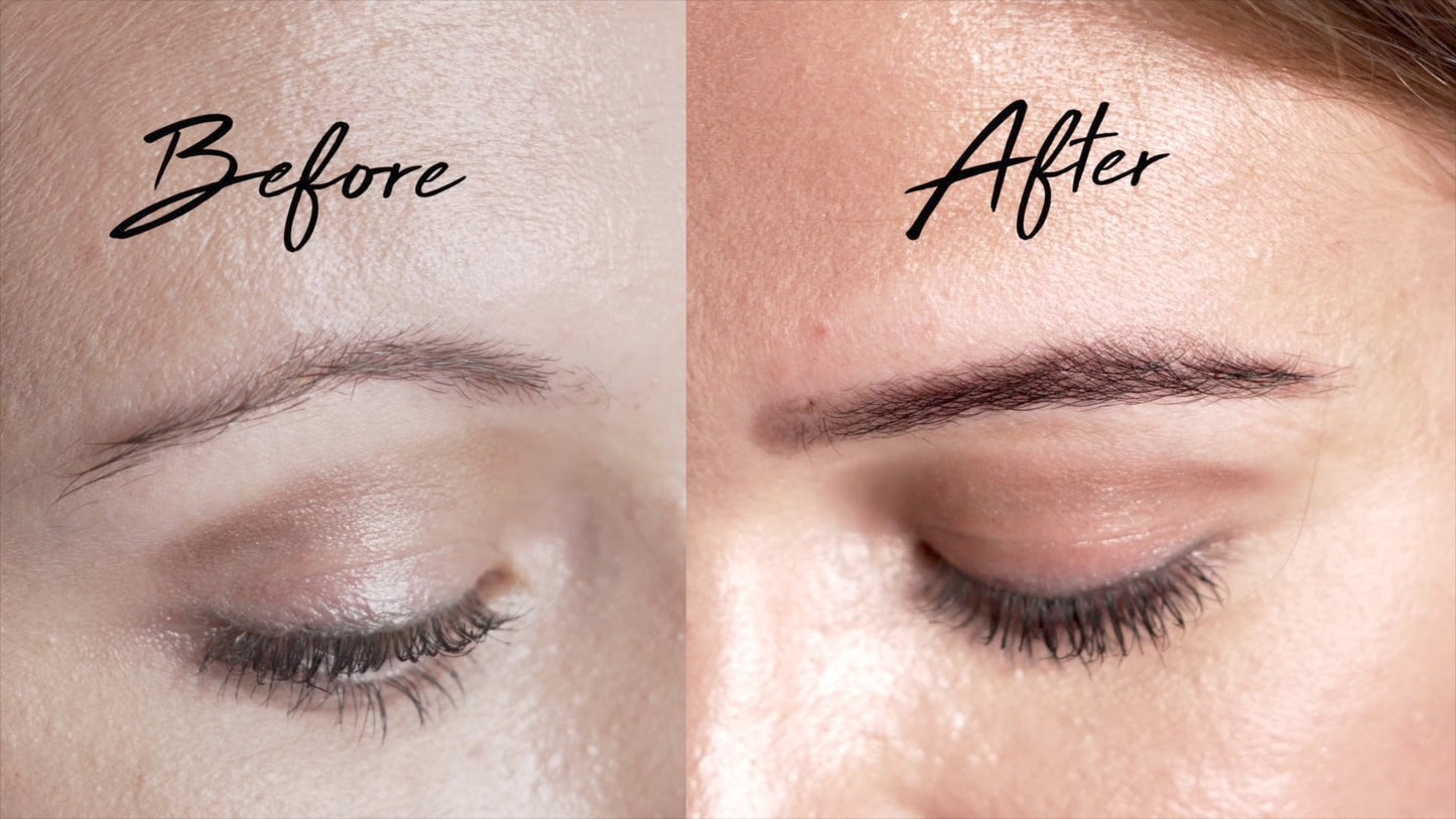 Medium Brown Eyebrow Henna Tint for Eyebrow Color- Professional Henna Brow Kit Including Use Instructions and Mixing Bowl 3x 1g Packets Brow Dye by Existing Beauty