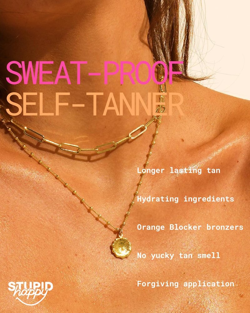 Self Tanner Mousse for Women - Streak-Free, Odor-Free & Sweat-Resistant | Natural Medium Tan, 4.2 fl oz
