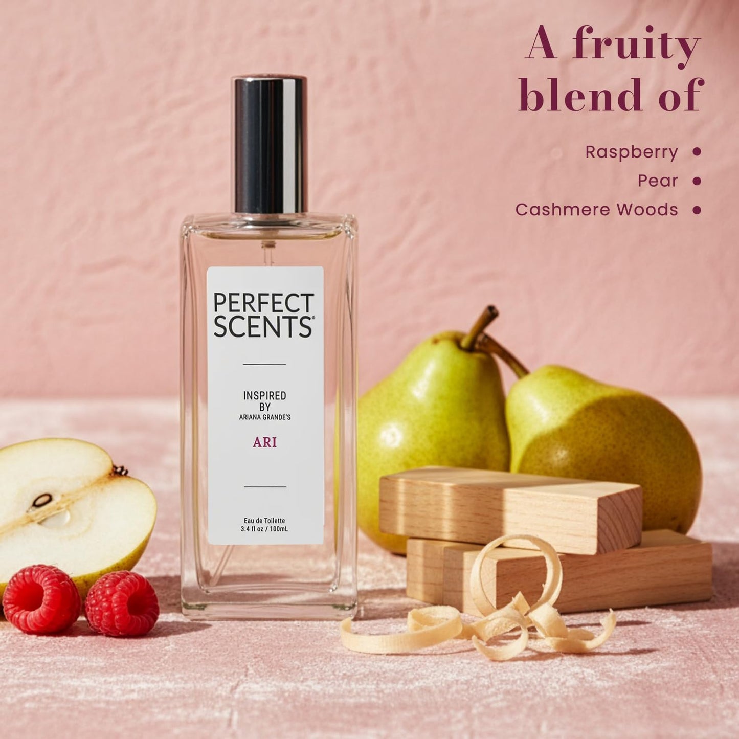Perfect Scents Fragrances, Inspired by Arian.a Grande’s A.ri, Women’s Eau de Toilette, CLEAN, Vegan, Paraben-Free, Phthalate-Free, Never Tested on Animals, 3.4 Fluid Ounces