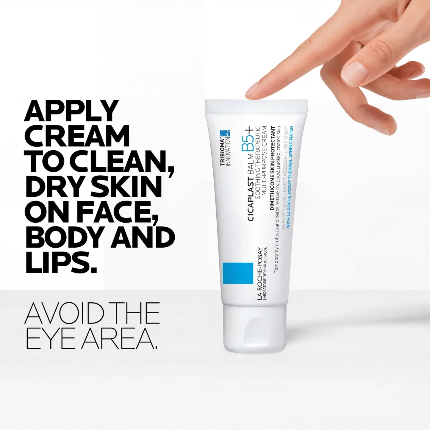 La Roche-Posay Cicaplast Balm B5,Healing Ointment and Soothing Therapeutic Multi Purpose Cream for Dry & Irritated Skin,Body and Hand Balm,Baby Safe,Fragrance Free,(Pack of 2)