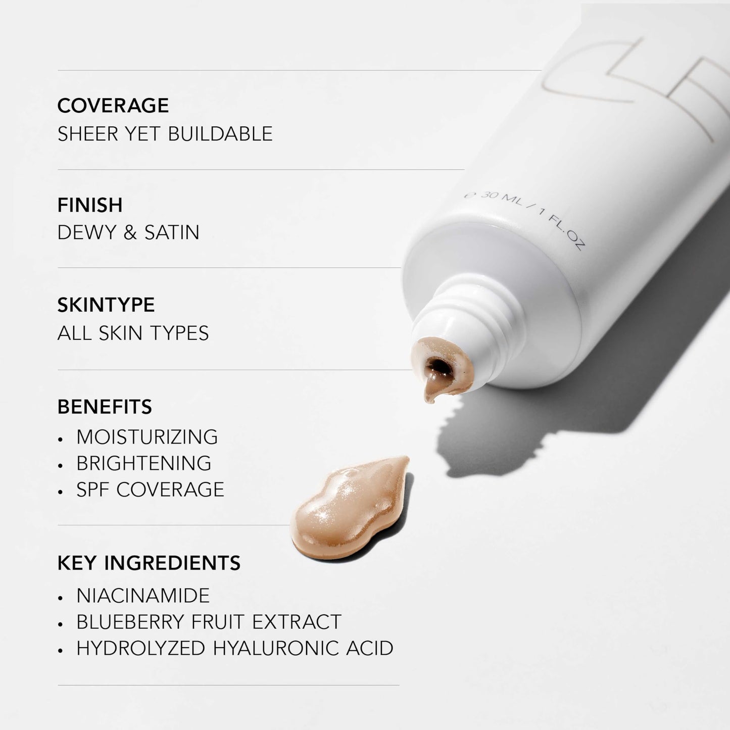 CLE Cosmetics CCC Cream (Neutral Medium Light 201 / SPF 50) - Color Correcting With Sunscreen - Lightweight, Hydrating Foundation - BB & CC Hybrid - Light to Medium Coverage - 1 fl oz