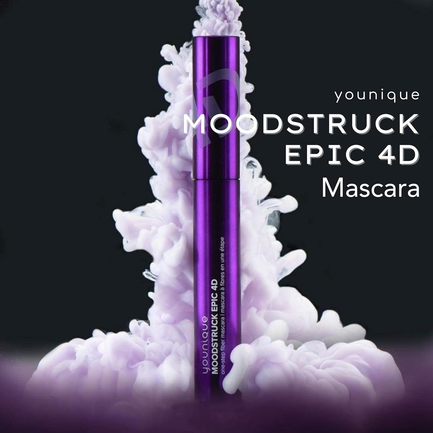 Younique Moodstruck Epic 4D Fiber Mascara - Volumizing & Lengthening | Waterproof, Smudge-Proof, Black