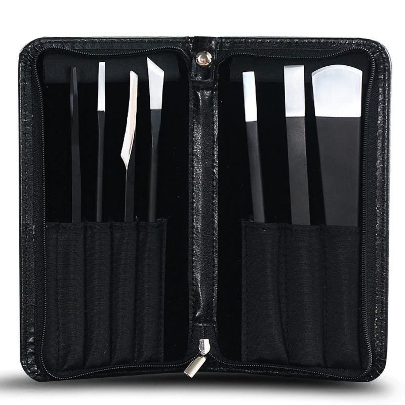 7-piece pedicure knife set Ingrown toenail blade tool foot care nail knife exfoliator,Foot Repair Sharp Blade Kit for Ingrown Nail Corn Callus