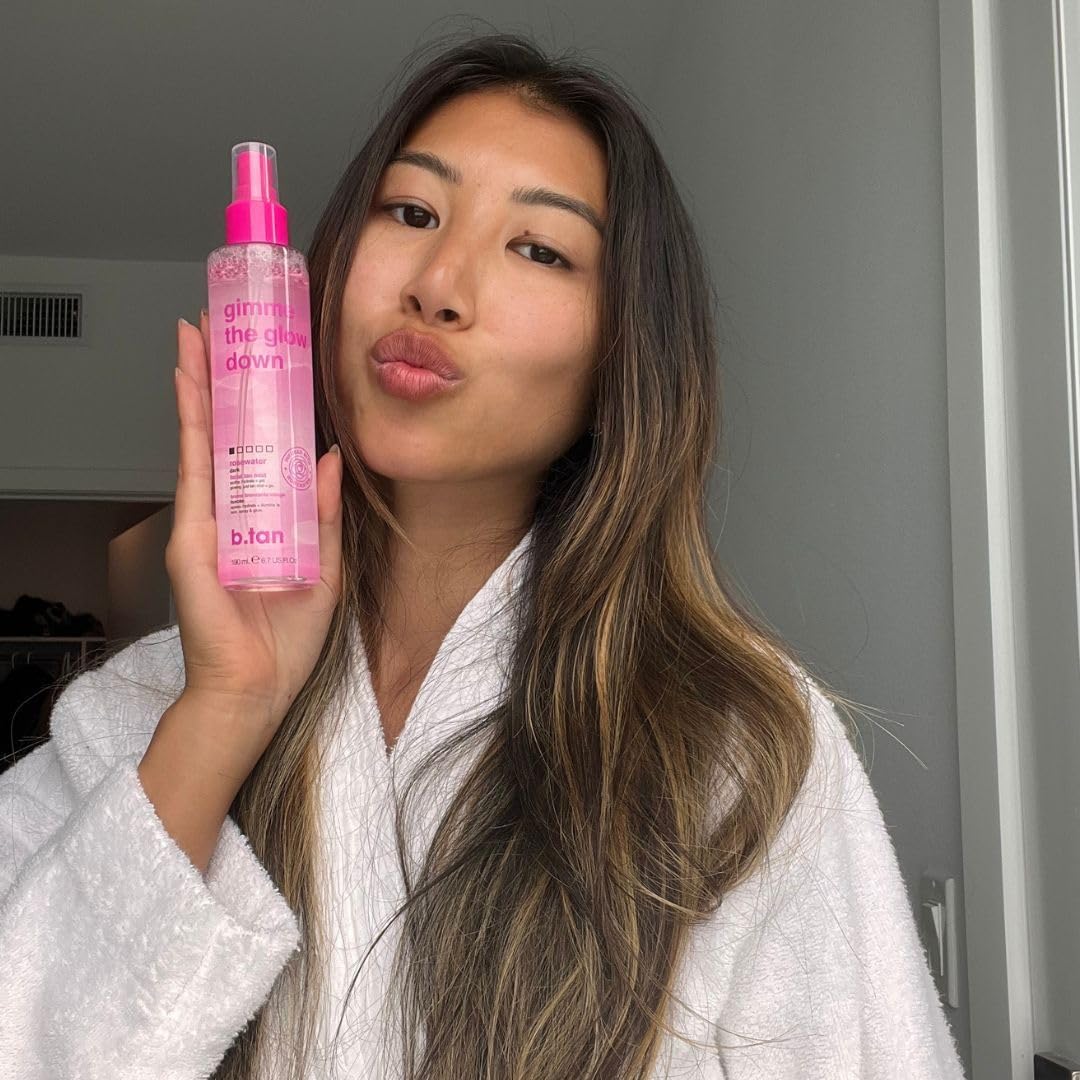 Clear Face Tan Mist Bundle - Gradual Bronzing Facial Tanner Spray, Infused with Rosewater | 6.7 Fl Oz, Pack of 2