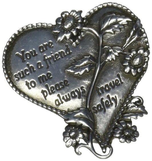 Cathedral Art (Abbey & CA Gift Heart Visor Clip, Friend