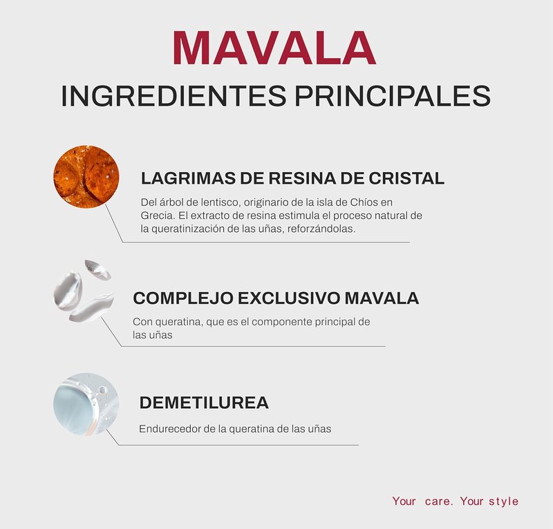 MAVALA Scientifique K+ Keratin Hardener | Nail Strengthener & Protector | 0.16 Fl Oz, Multi-Color