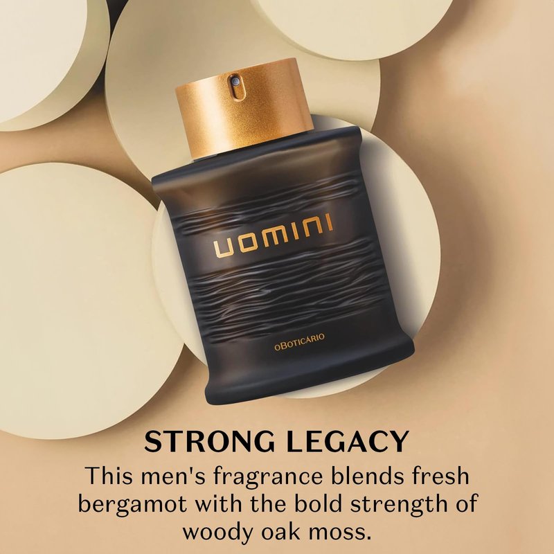 O BOTICARIO UOMINI Cologne for Men, Long Lasting Premium Cologne for Men, 100ml