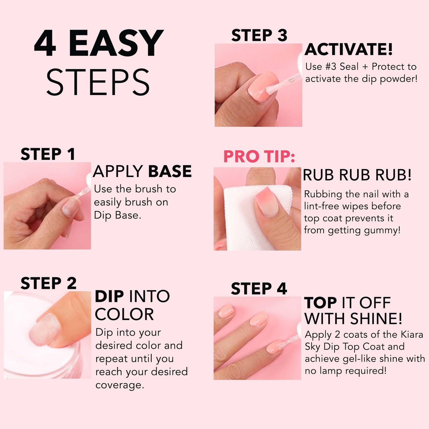 Kiara Sky Dip Powder - Time for a Selfie - D437