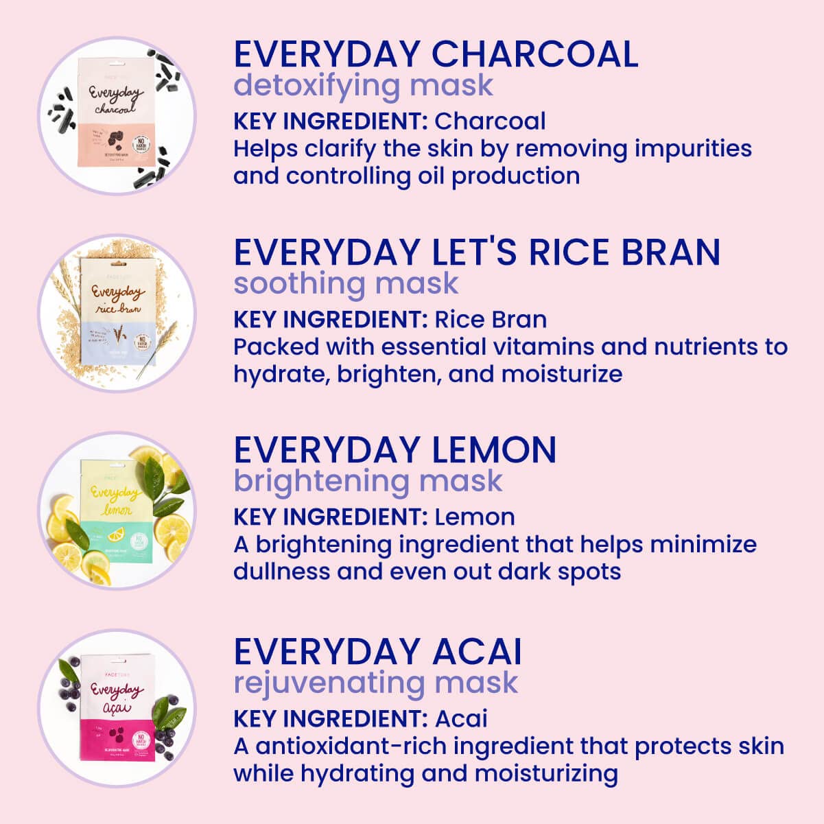 K Beauty Face Mask Collection - Hydrating & Soothing Korean Sheet Masks | 15 Count