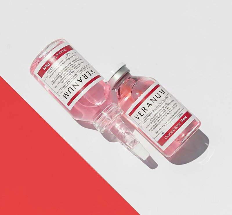 Cicacare Peeling Ampoule - Gentle Exfoliating Serum with Lactic Acid & Peptides for Radiant Skin | 1.2 fl oz (35 mL)