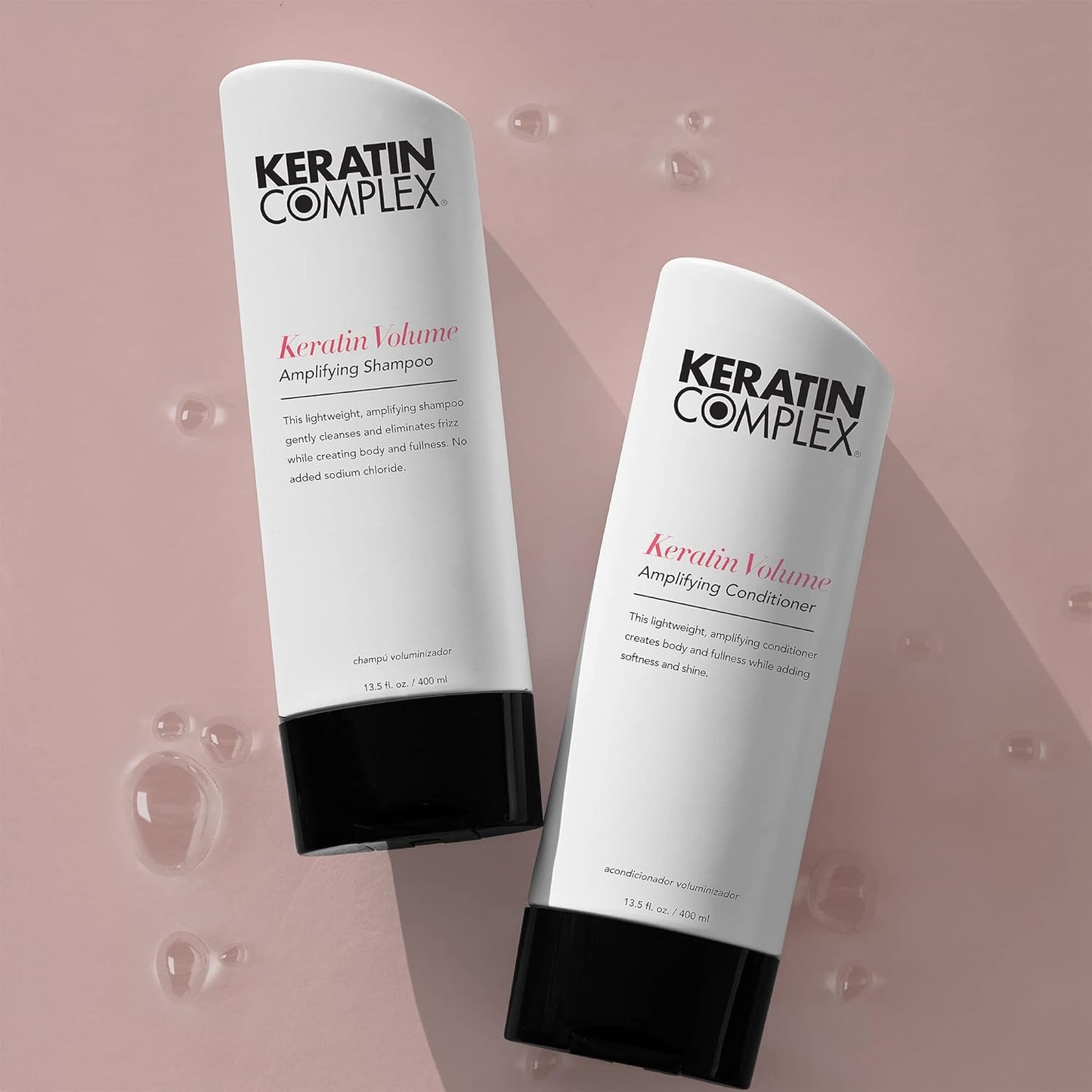 Keratin Complex Volume Amplifying Conditioner - Boosts Hair Thickness & Shine | 33.8 Fl Oz