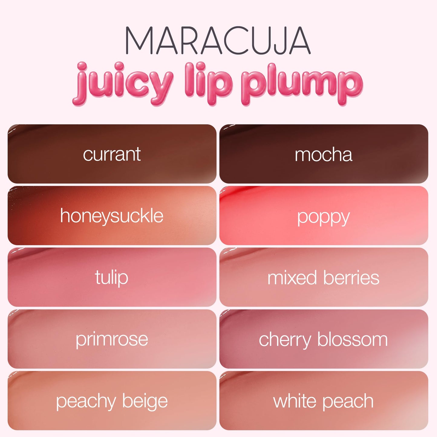 tarte maracuja juicy lip plump – Hydrating & Volumizing Lip Plumper Gloss Balm with Nourishing Hyaluronic Acid, Plumps & Moisturizes, Vegan & Cruelty-Free, full size, white peach