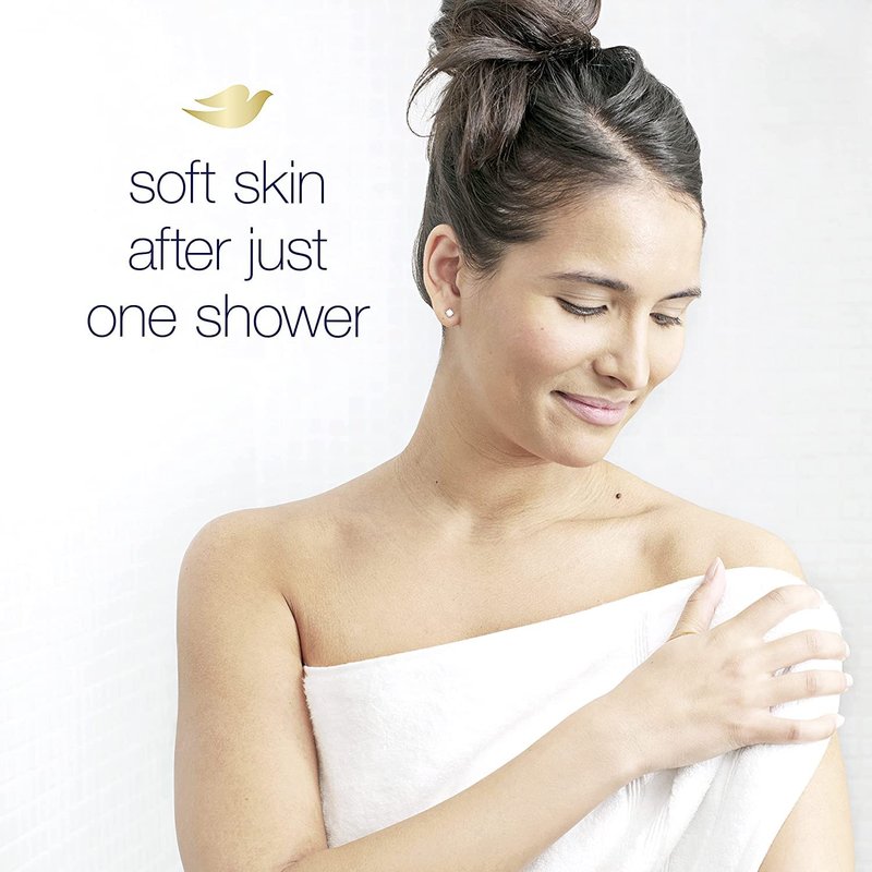 Dove Shower Foam Deep Moisture Foaming Body Wash, 13.5 Ounce (Pack of 3)