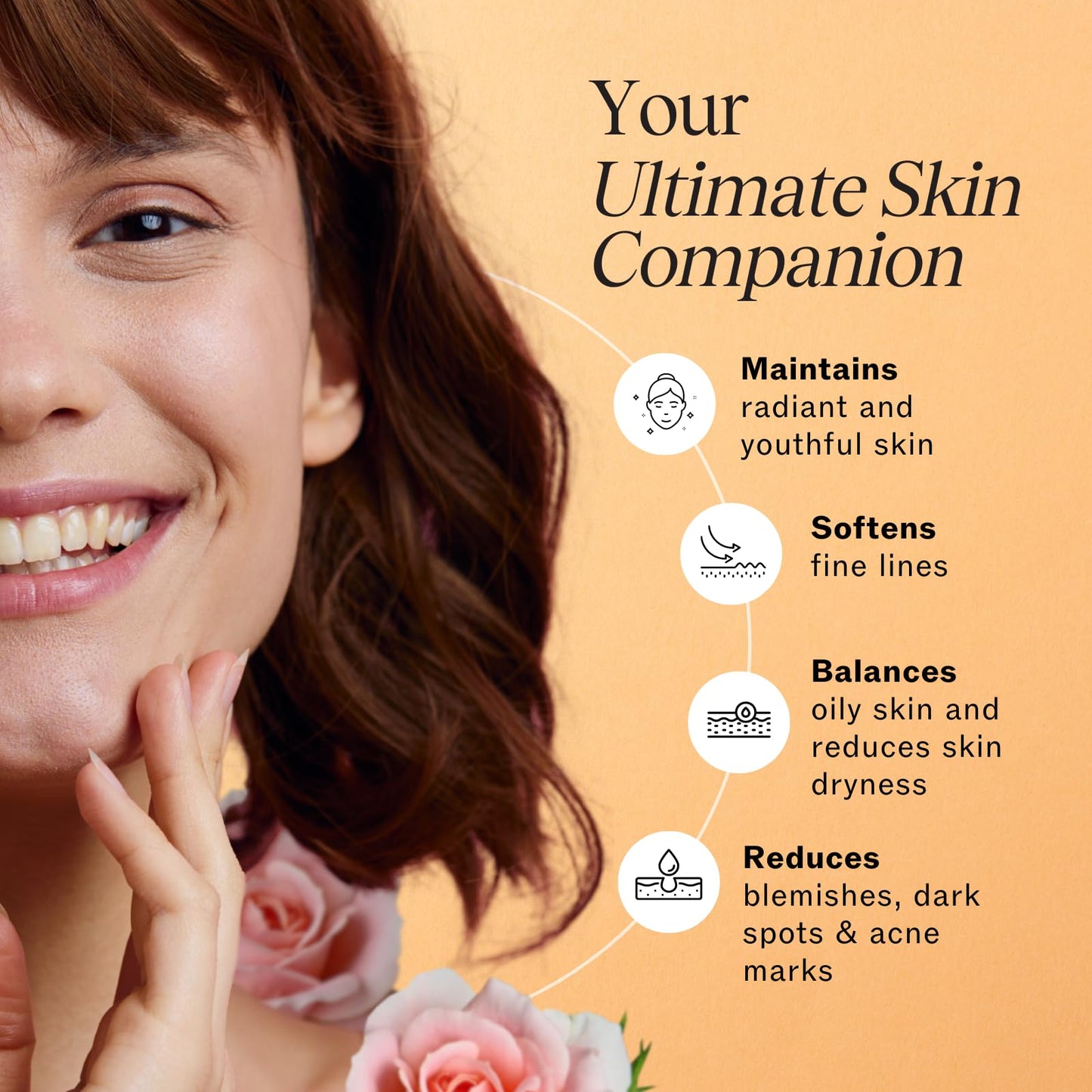 LilyAna Naturals Face and Neck Moisturizer for Women and Men - Moisturizer Face and Neck Cream for Dry Skin and Dark Spots - Rose and Pomegranate Extracts - 1.7oz (Pack of 2)