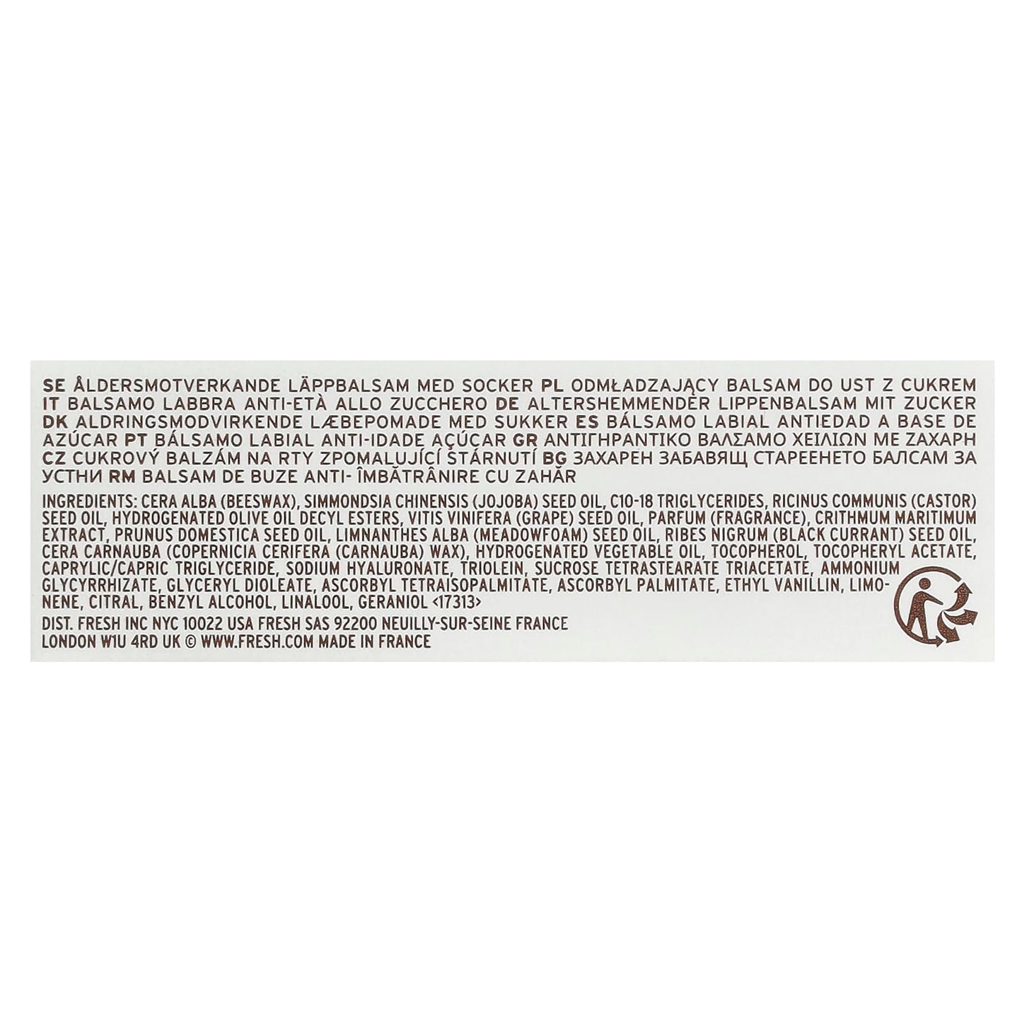 Fresh Sugar Advanced Therapy Lip Treatment, 0.15 oz (4.3 g)