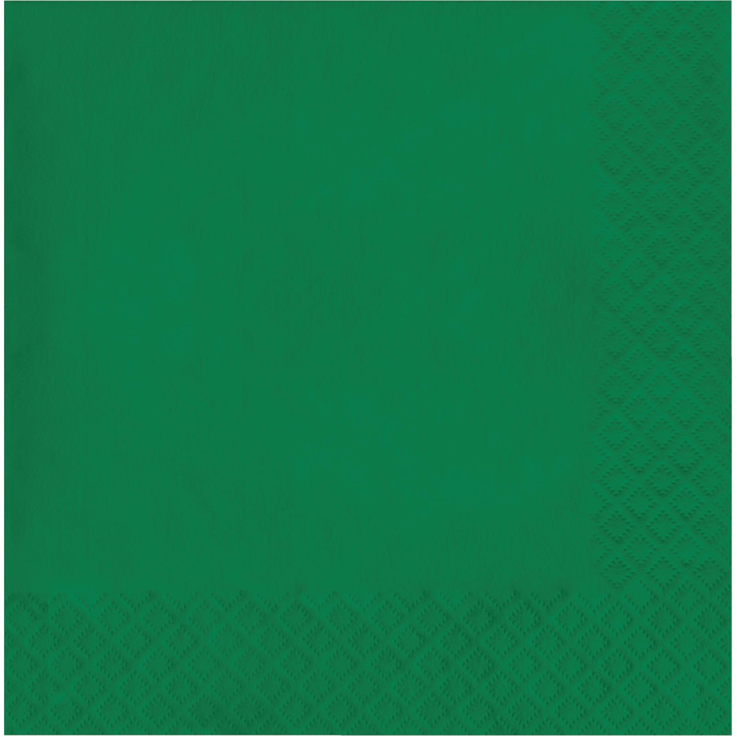 Creative Converting Touch of Color 2-Ply 50 Count Paper Lunch Napkins, Emerald Green