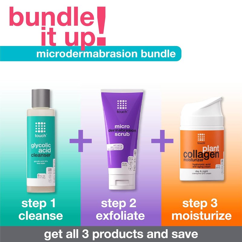 Microdermabrasion Facial Scrub - Exfoliating Polish Cream with Dermatologist-Grade Crystals for Anti-Aging | 4 Ounce