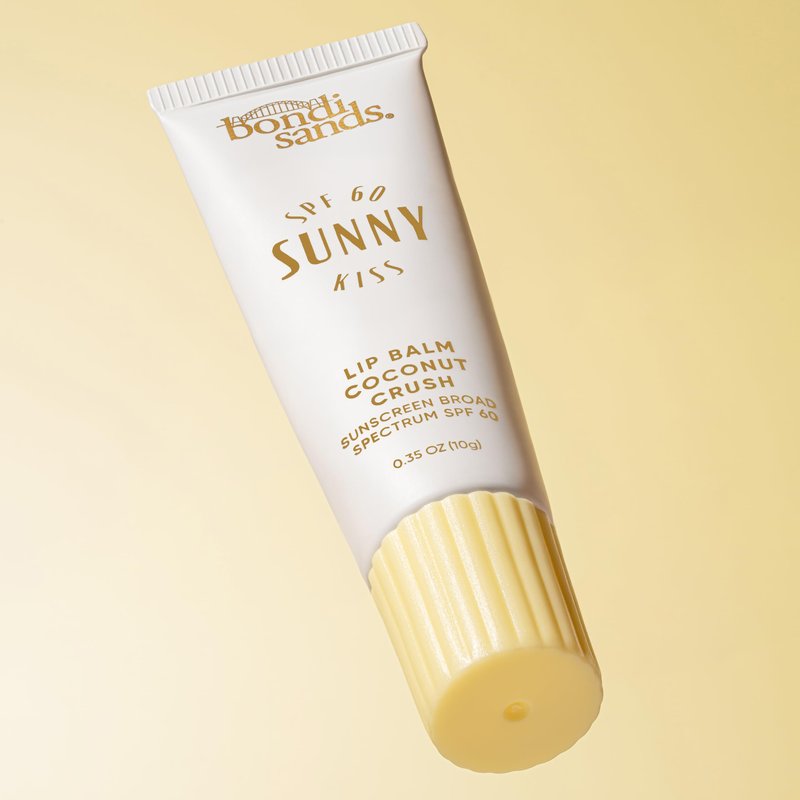 Bondi Sands Sunny Kiss SPF 60 Coconut Crush Lip Balm, Nourishing + Hydrating Broad Spectrum Sunscreen, Long-Lasting Protection, Glossy Finish, 0.3 Oz